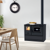 Cuisinière à bois BELLEZA Comera Luxe 7 kW Gris