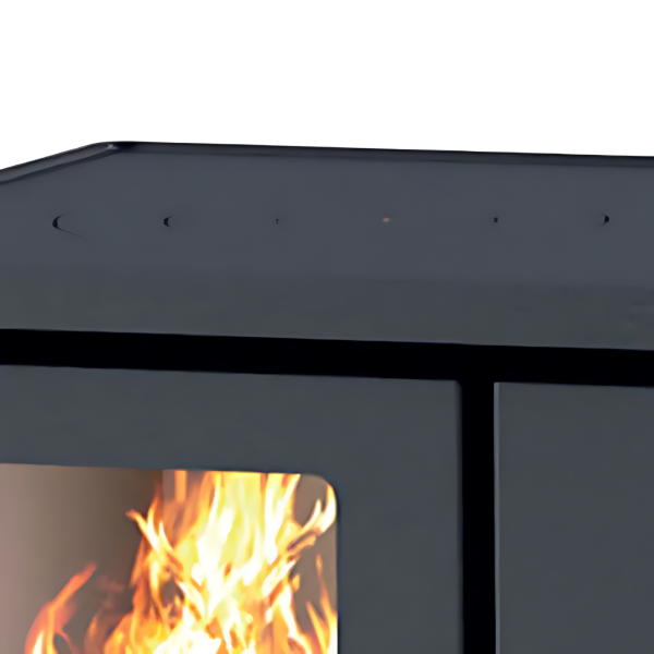 Cuisinière à bois BELLEZA Comera Luxe 7 kW Gris – Image 5