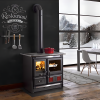 Cuisinière à bois LA NORDICA Rosa L 5.0 Steel 9.5kW