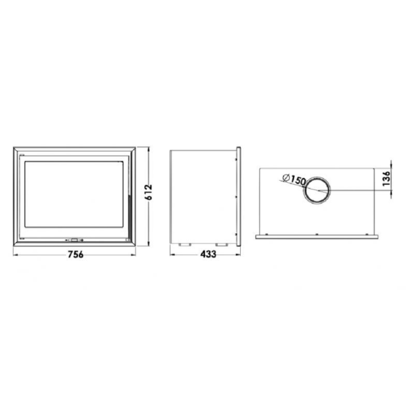 Insert à bois PANADERO HB 10kW – Image 5