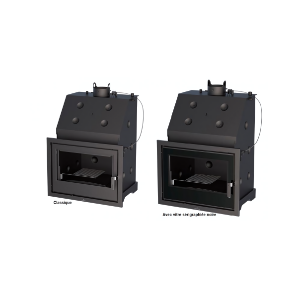 Insert à bois chauffage central BRONPI HydroBronpi 80E 27kW – Image 3