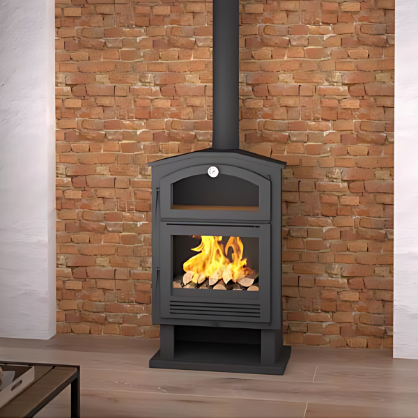 Poêle à bois avec four FIREMATIC Jersey 9.5kW