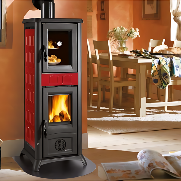 Poêle à bois avec four LA NORDICA Gemma Forno 5.0 Ceramica 7.3kW – Image 2