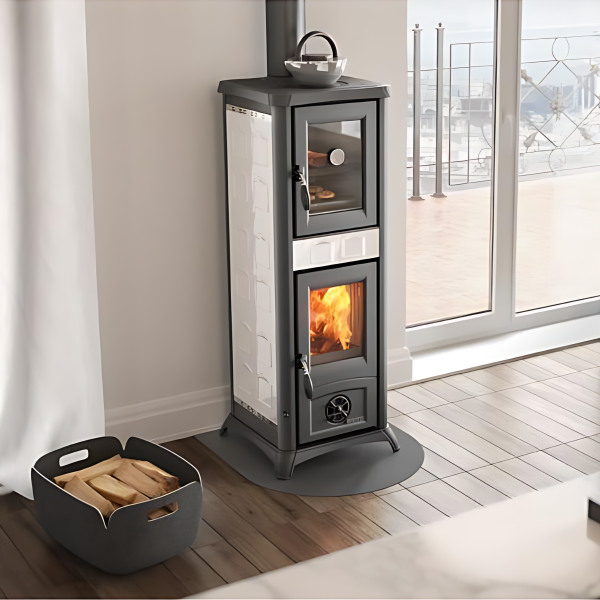 Poêle à bois avec four LA NORDICA Gemma Forno 5.0 Ceramica 7.3kW – Image 6
