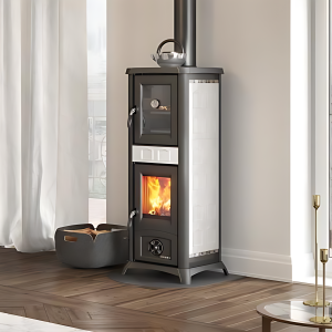 Poêle à bois avec four LA NORDICA Gemma Forno 5.0 Ceramica 7.3kW