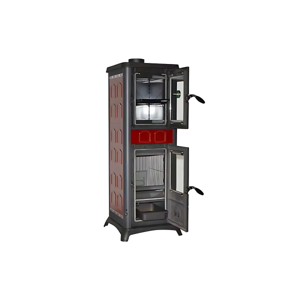 Poêle à bois avec four LA NORDICA Gemma Forno 5.0 Ceramica 7.3kW – Image 10