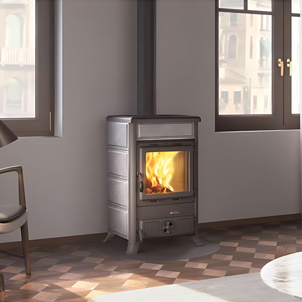Poêle à bois en pierre naturelle LA NORDICA Rossella R1 BII 8.8kW – Image 3
