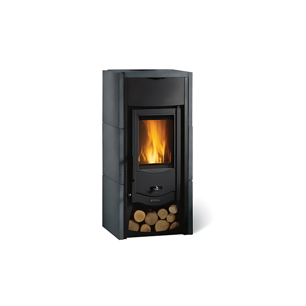 Poêle à bois raccordable en pierre LA NORDICA Asia BII 6kW – Image 2