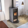 Poêle à bois raccordable en pierre LA NORDICA Asia BII 6kW – Image 6