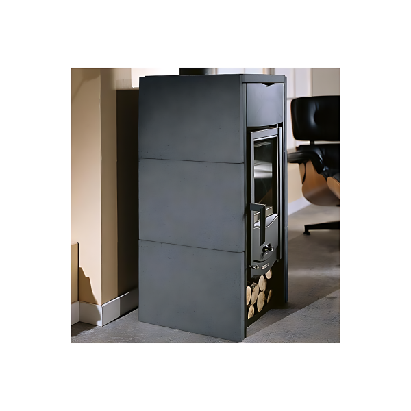 Poêle à bois raccordable en pierre LA NORDICA Asia BII 6kW – Image 3