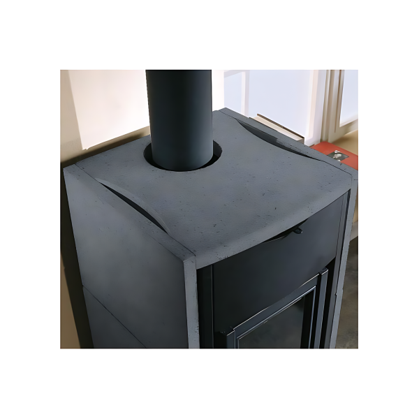 Poêle à bois raccordable en pierre LA NORDICA Asia BII 6kW – Image 4