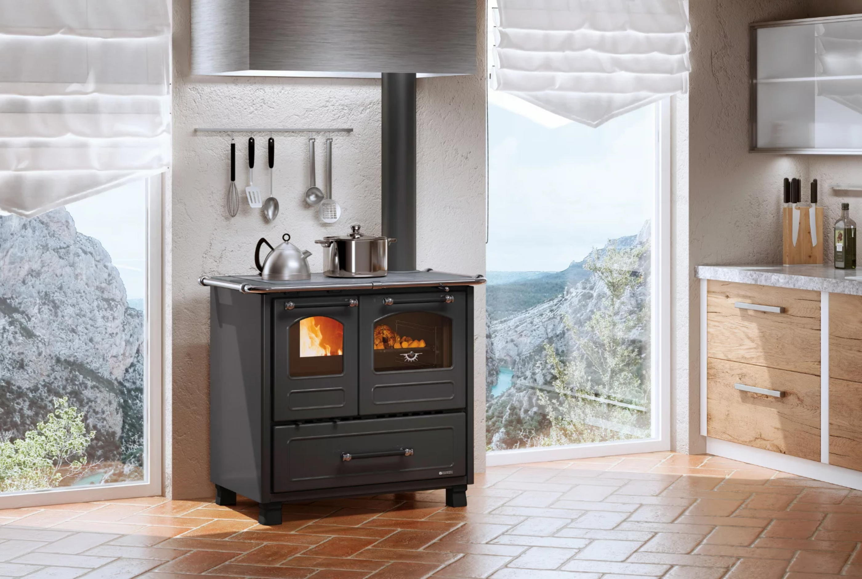 Cuisinières à bois : La chaleur et la cuisson réunies