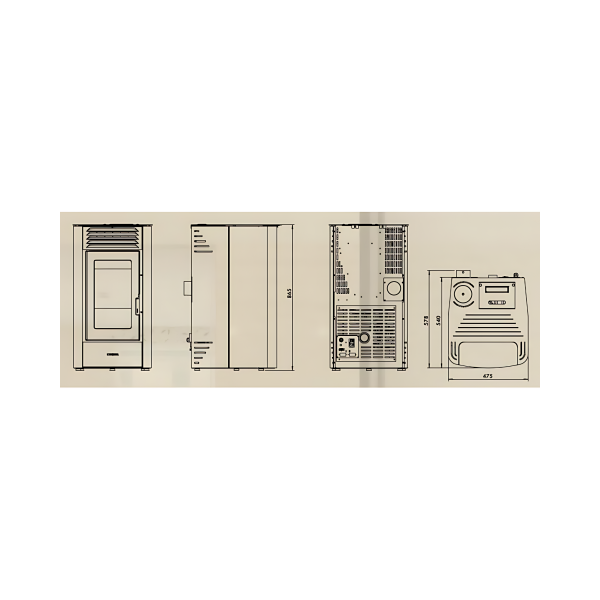 Poêle à granules LINCAR Nikita 6.5kW – Image 6