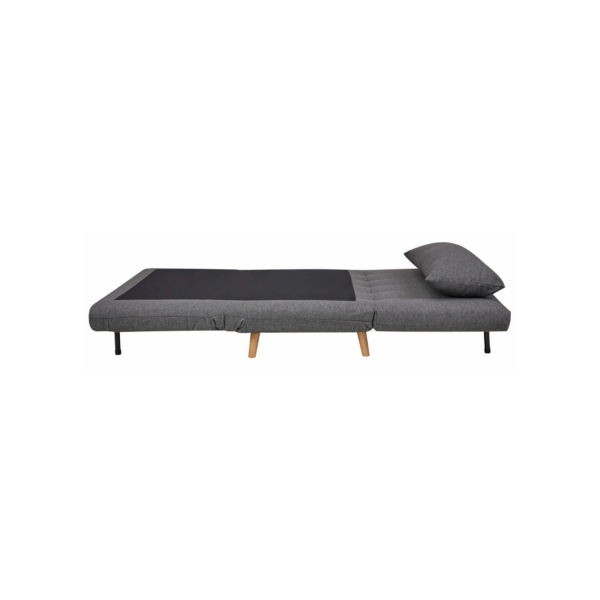 Canapé 2 places convertible IGLOO tissu gris – Image 3