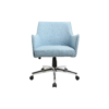 Fauteuil de bureau DEMESSIS en tissu bleu – Image 5