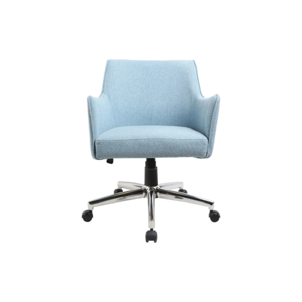 Fauteuil de bureau DEMESSIS en tissu bleu – Image 5