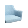 Fauteuil de bureau DEMESSIS en tissu bleu – Image 2