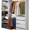 Kit dressing ouvert blanc Karisma 1 colonne L. 181,5 x H. 200,4 x P. 39,95 cm – Image 2
