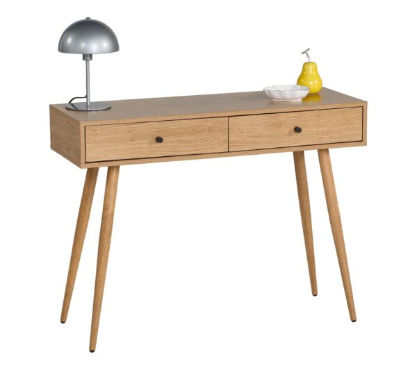 Console vintage chêne Columbus – Image 2