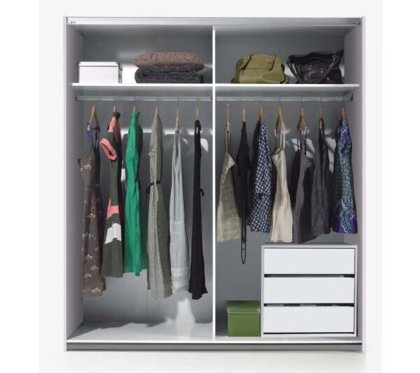 Caisson 3 Tiroirs Pour Intérieur D'armoire - Tsira - L 60 X L 44 X H 57 Cm – Image 2