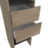 Dressing Extensible Avec Rideau Bois Naturel – Image 2