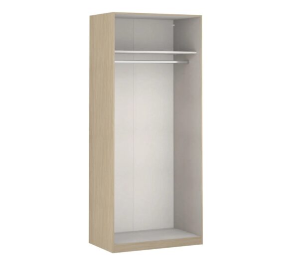 Armoire dressing imitation chêne EXTENSO L.150 compo 1 – Image 3