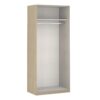 Armoire dressing imitation chêne EXTENSO L.150 compo 1 – Image 2