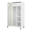 Kit dressing avec rideau L.100 cm MOVE blanc – Image 7