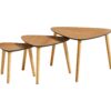 Table basse gigogne MOLLY Noir et imitation chêne – Image 10