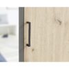 Armoire avec penderie et tiroirs ARTY imitation chêne et gris – Image 4
