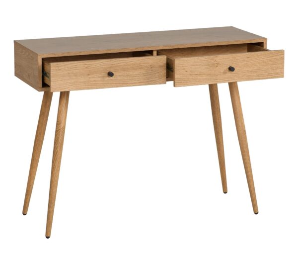 Console vintage chêne Columbus – Image 5