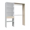 Aménagement Dressing Réversible Blanc/chêne - Daji - L 158 X L 40 X H 187 Cm – Image 5