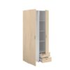 Armoire DAILY2 avec 2 portes 2 tiroirs imitation Chêne sonoma et blanc – Image 3