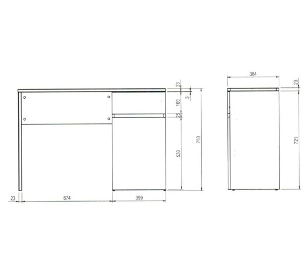 Bureau enfant SMILE Gris – Image 10