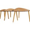 Table basse gigogne MOLLY Noir et imitation chêne – Image 11