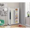 Kit dressing avec rideau L.100 cm MOVE blanc – Image 2