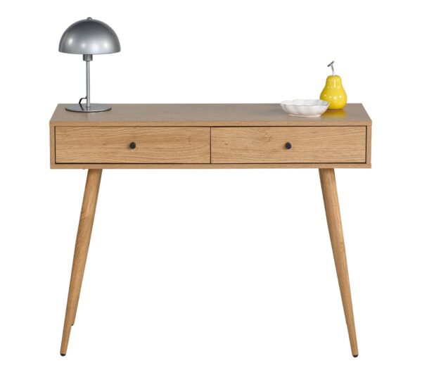 Console vintage chêne Columbus – Image 7
