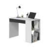 Bureau avec étagère MASTER blanc et gris – Image 7