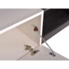 Meuble TV GLEN Blanc et imitation bois noir – Image 13