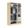 Armoire dressing imitation chêne EXTENSO L.150 compo 1