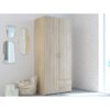 Armoire DAILY2 avec 2 portes 2 tiroirs imitation Chêne sonoma et blanc