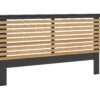 Tête de lit 140 cm LAVIS noir et bois ciré – Image 4